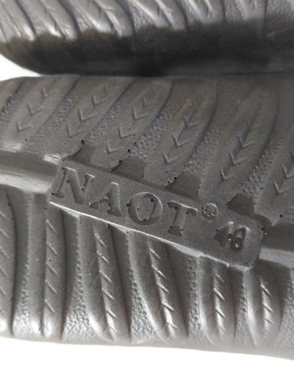Naot Tane Black Leather & Suede Slip-On Flat Women's Size 9 Monk Shoe - Picture 10 of 11